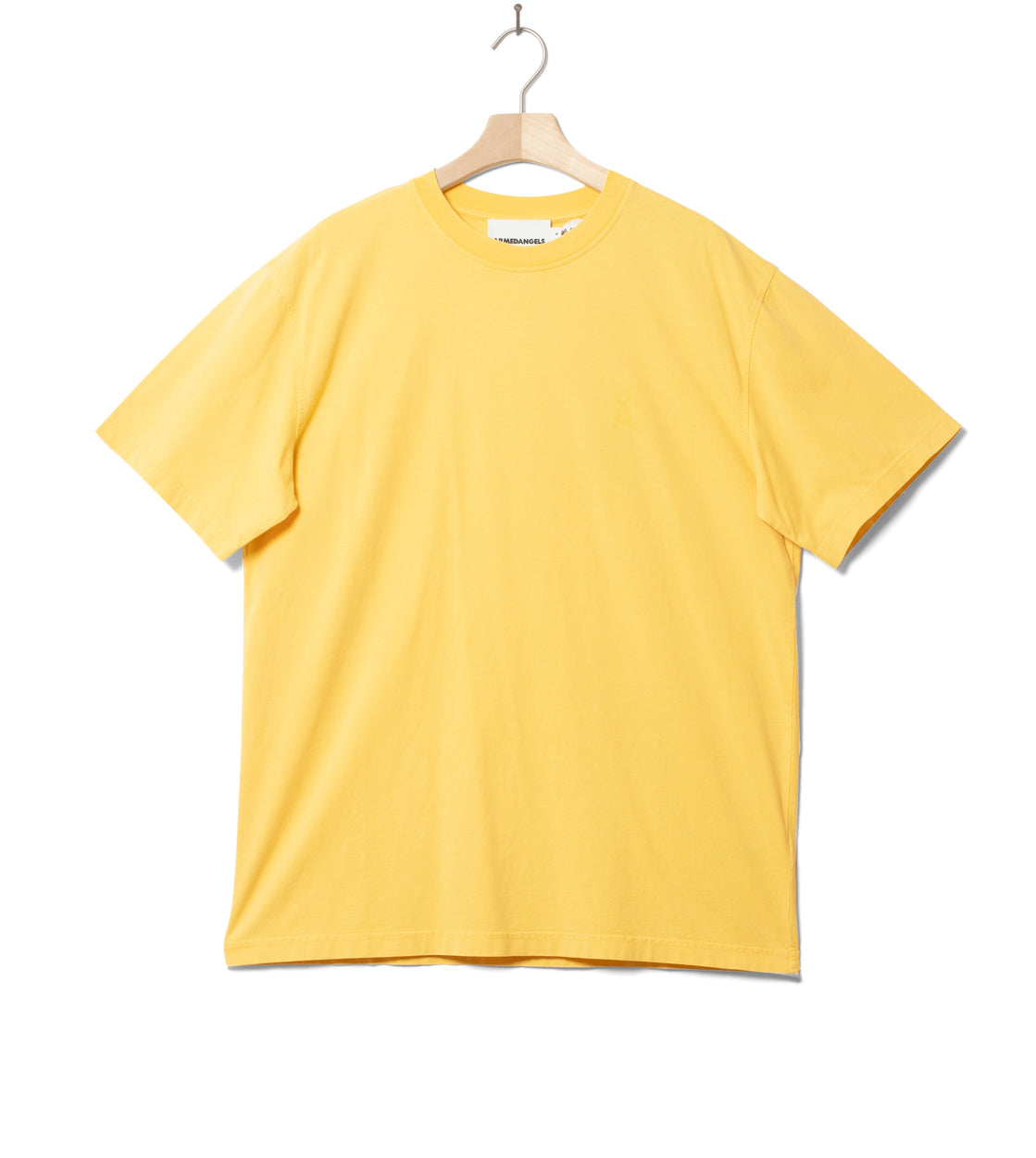 Armedangels T-Shirt Iconic A Maarkos GD yellow sunflower washed