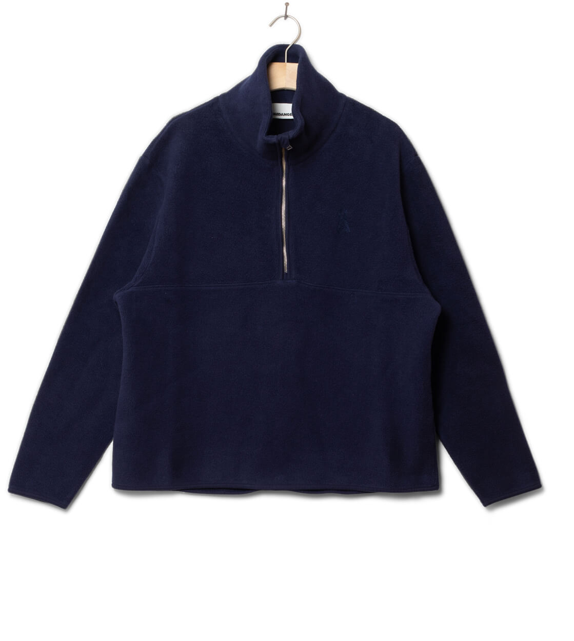 Armedangels W Half Zip Haarleenaa Fleece blue tinted navy