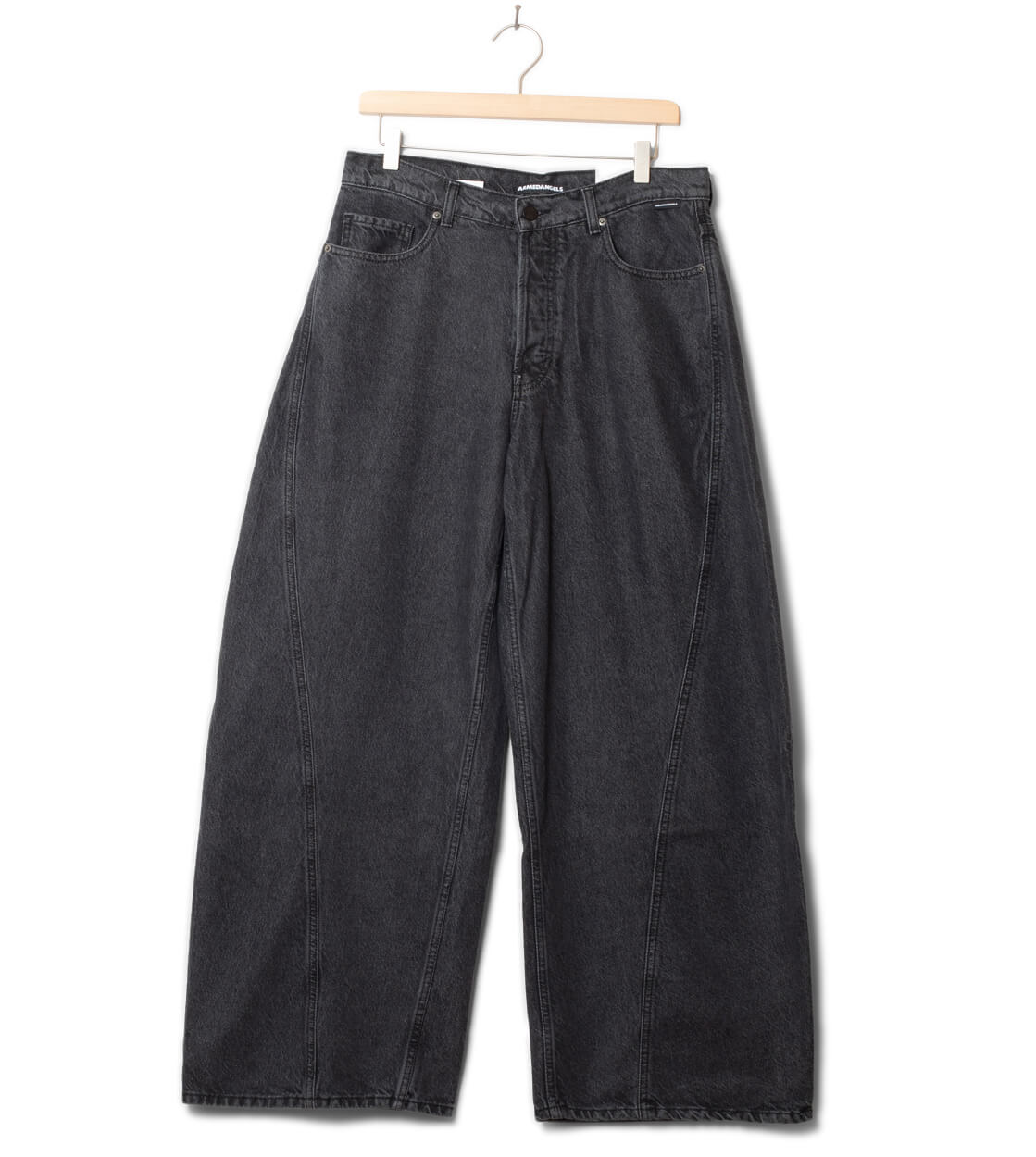Armedangels W Jeans Aalthea Mid Waist Barrel black corno