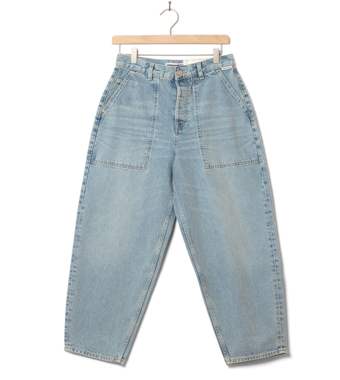 Armedangels W Jeans Baarly High Worker blue andromedar