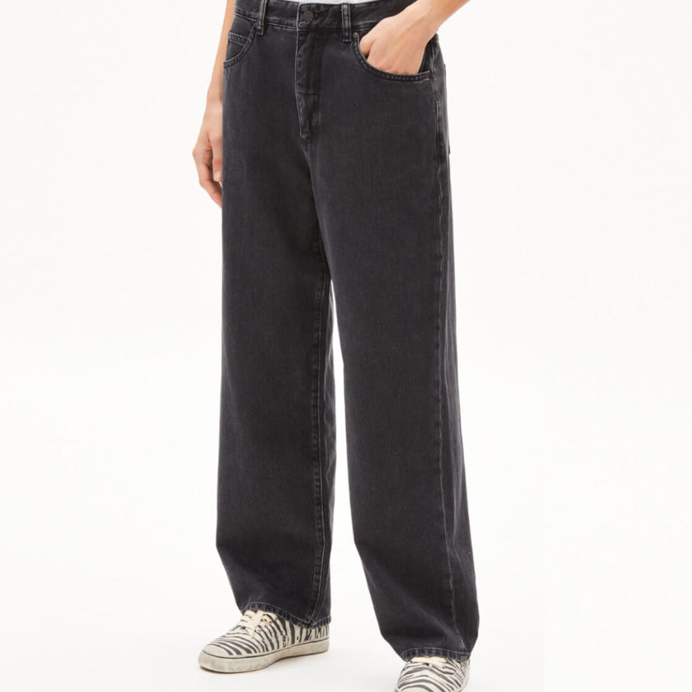 Armedangels W Jeans Haayi grey washed down black