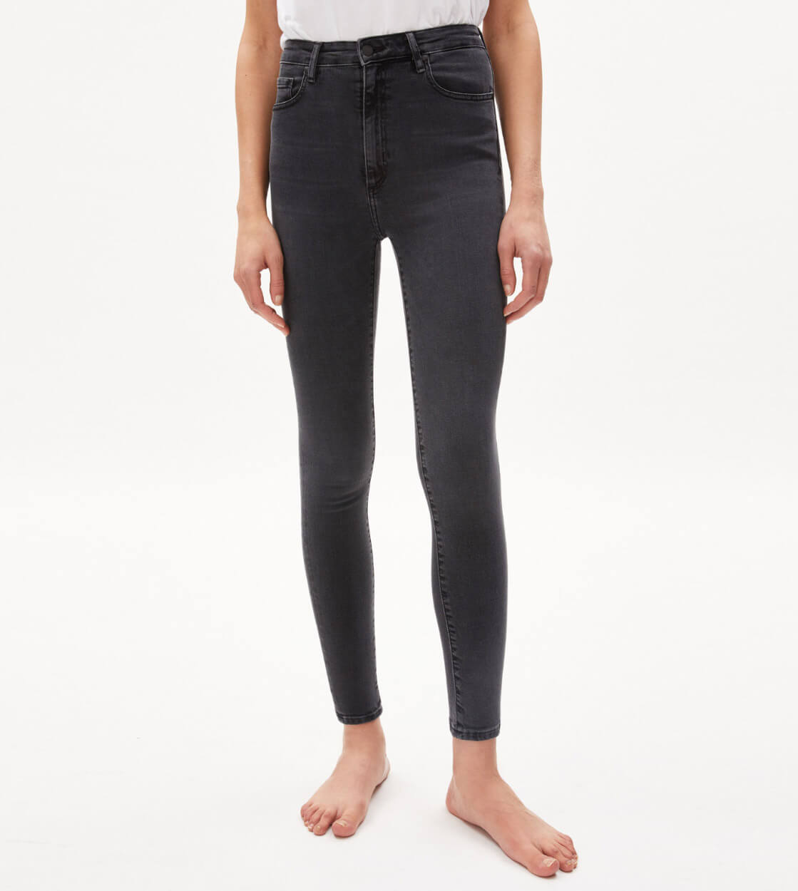 Armedangels W Jeans Inga X Stretch grey worn out onyx