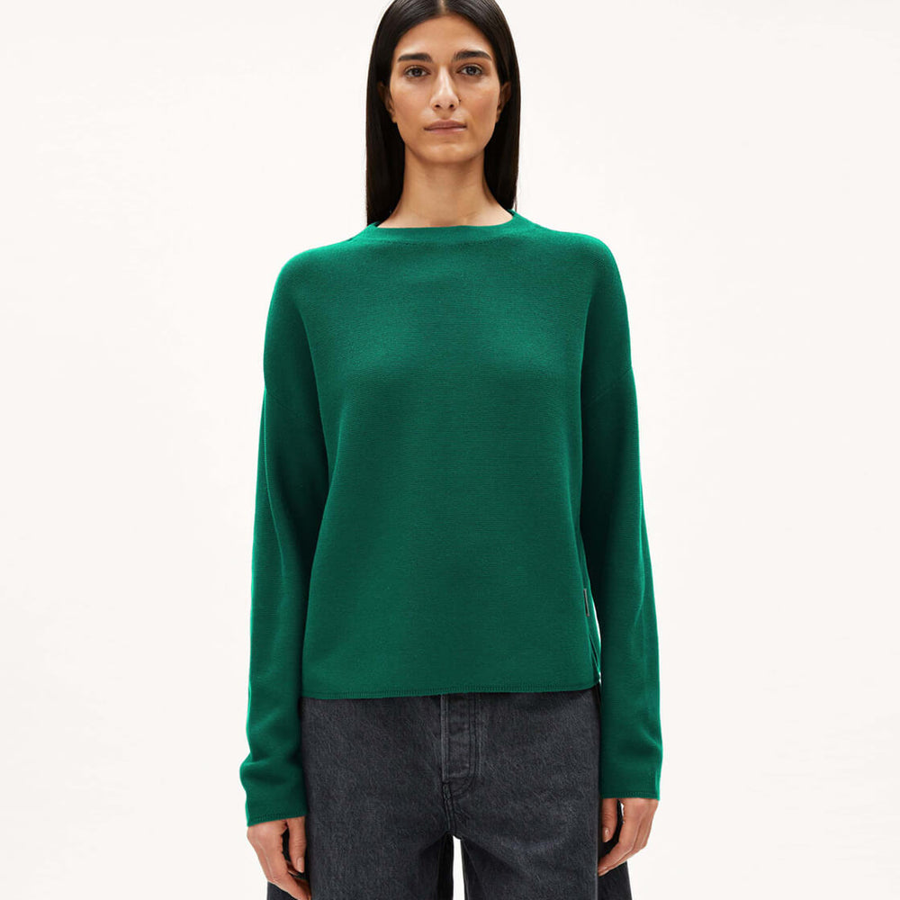 Armedangels W Knit Merinaa Links Links green emerald