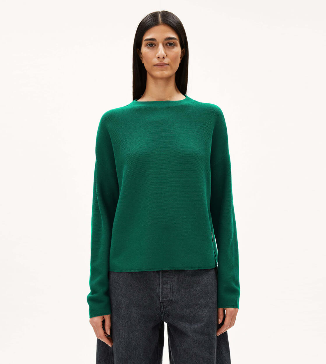 Armedangels W Knit Merinaa Links Links green emerald