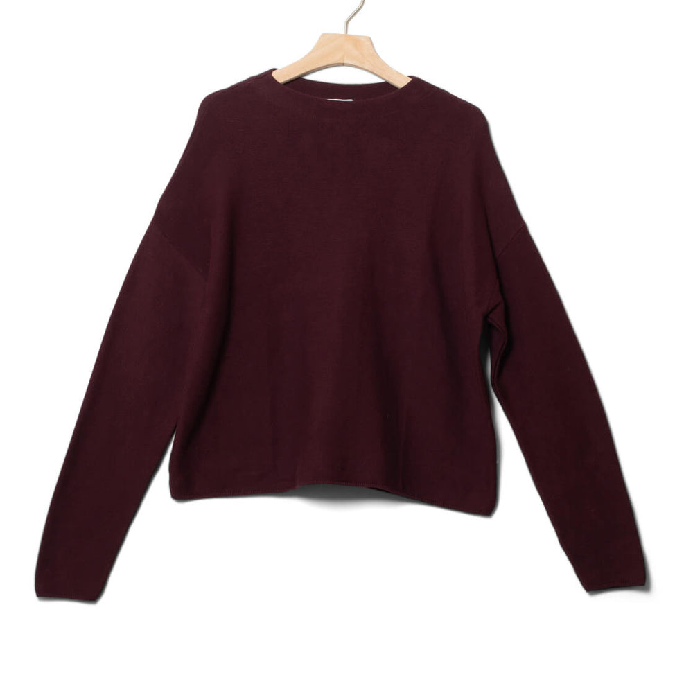 Armedangels W Knit Merinaa Links Links red cranberry dark