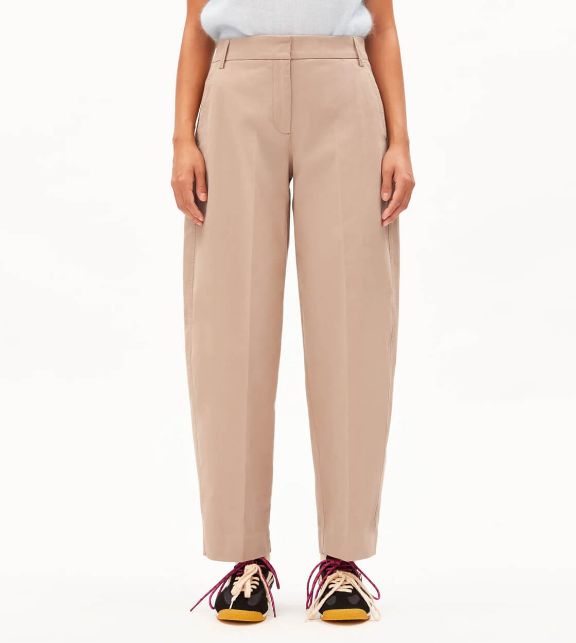 Armedangels W Pants Baarel Twill beige true camel