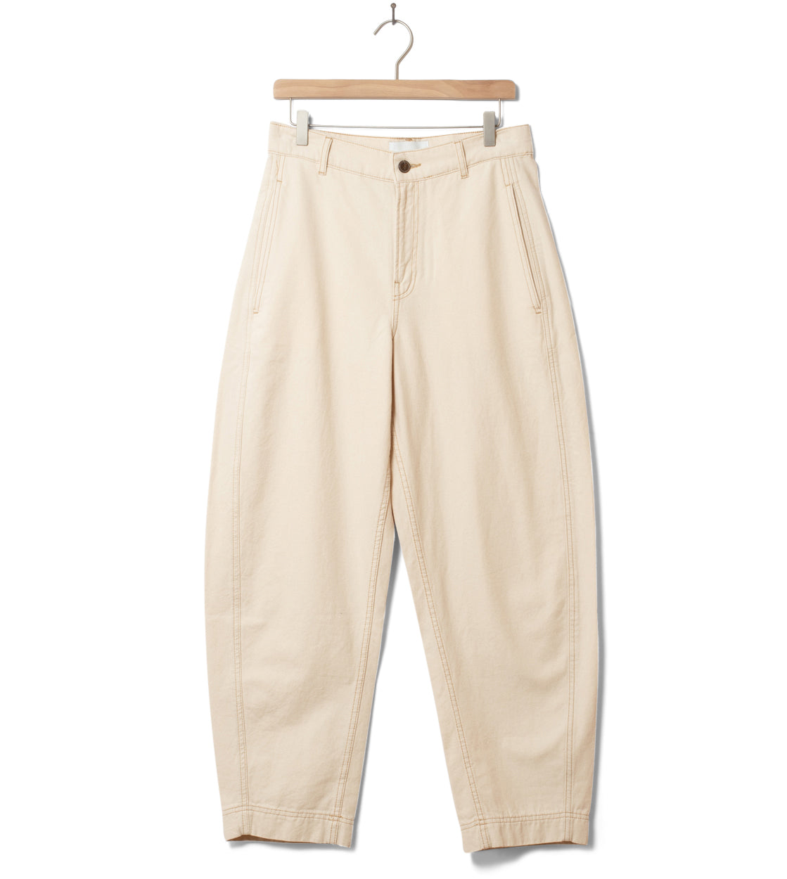 Armedangels W Pants Barrel Canvas beige undyed