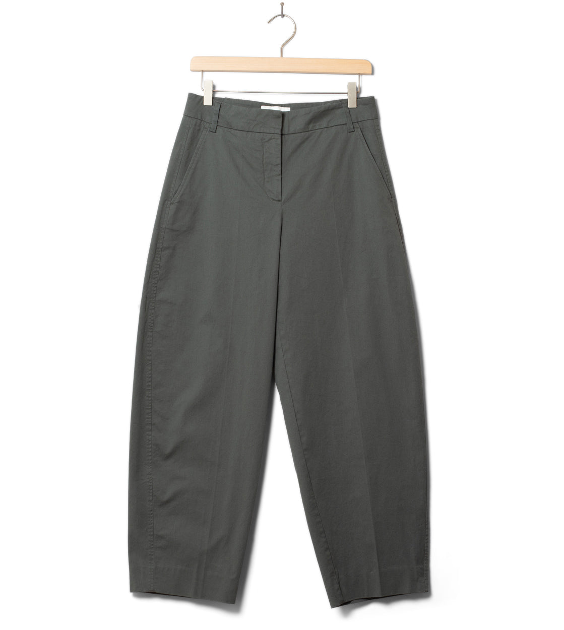Armedangels W Pants Barrel Twill grey space steel