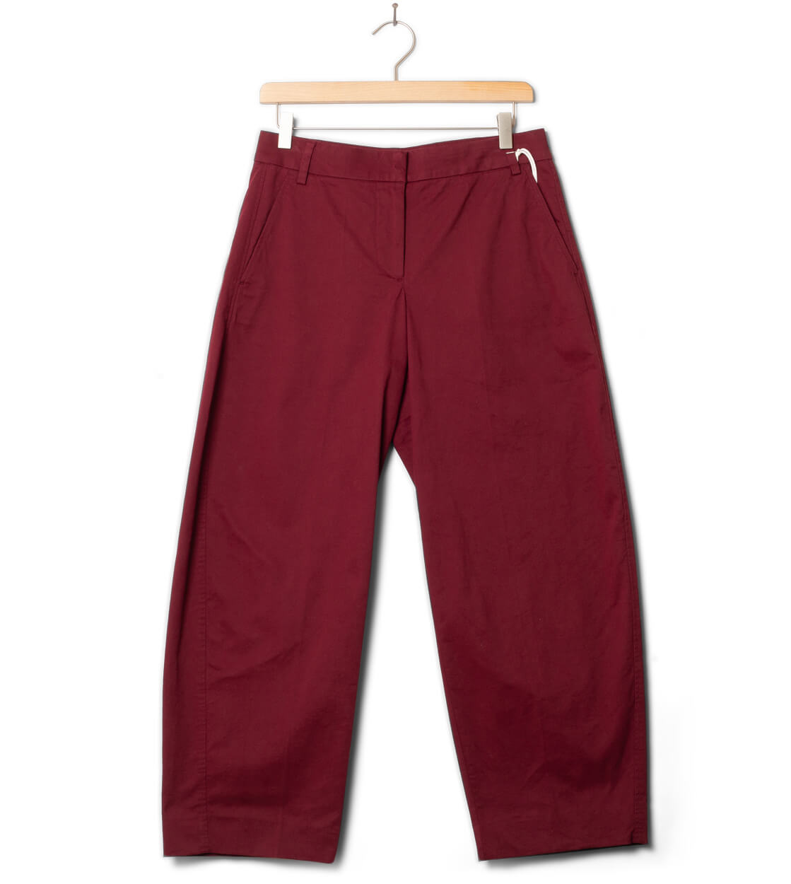 Armedangels W Pants Barrel Twill red velvet