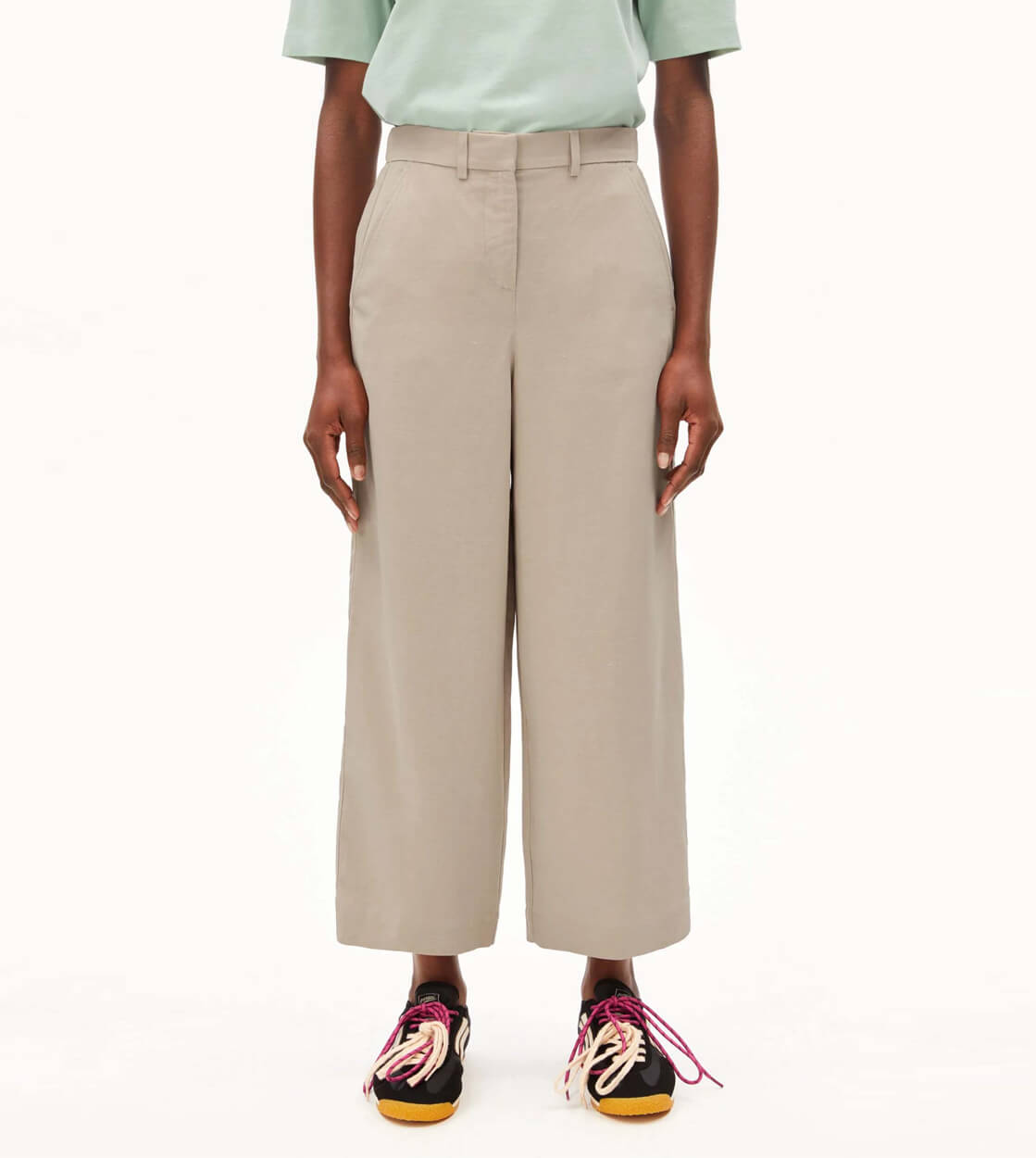 Armedangels W Pants Caarunus Linen beige sandstone
