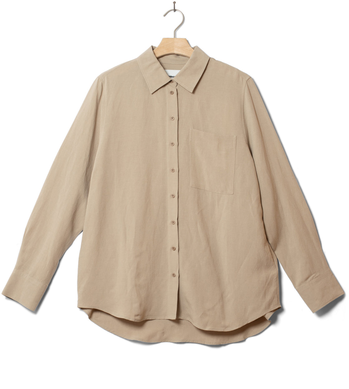 Armedangels W Shirt Blend Linen beige sandstone