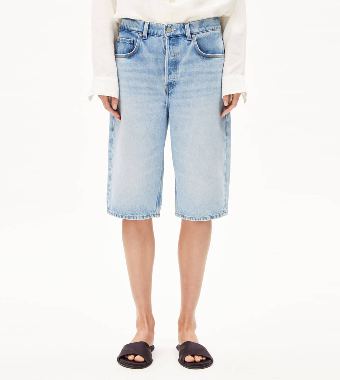 Armedangels W Shorts Daany blue atlas