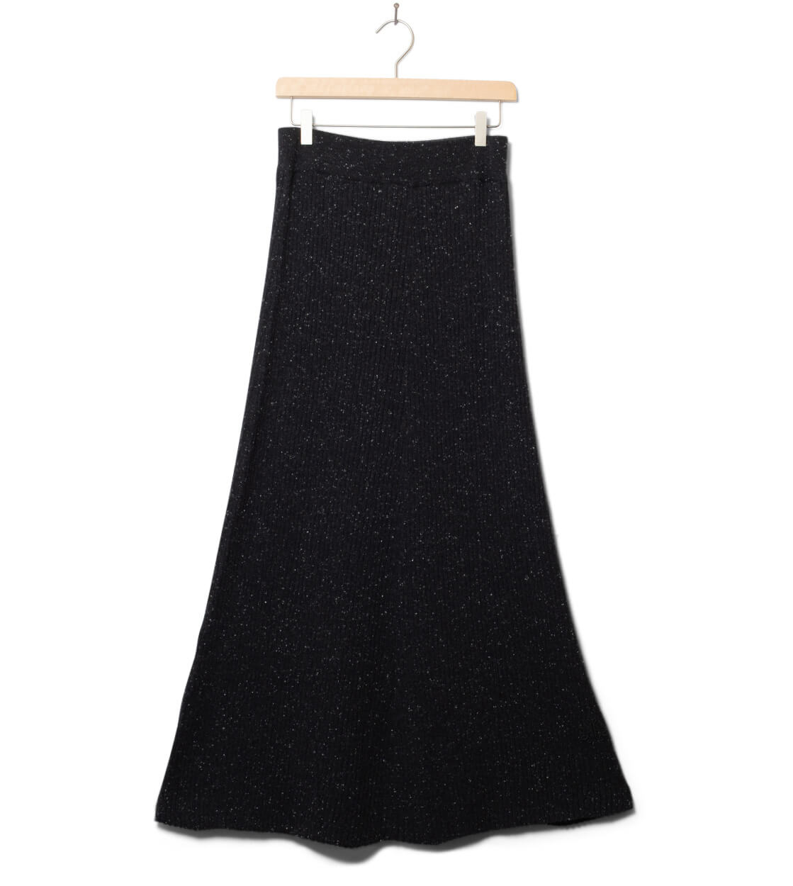 Armedangels W Skirt Hanaa Tweed black oatmilk
