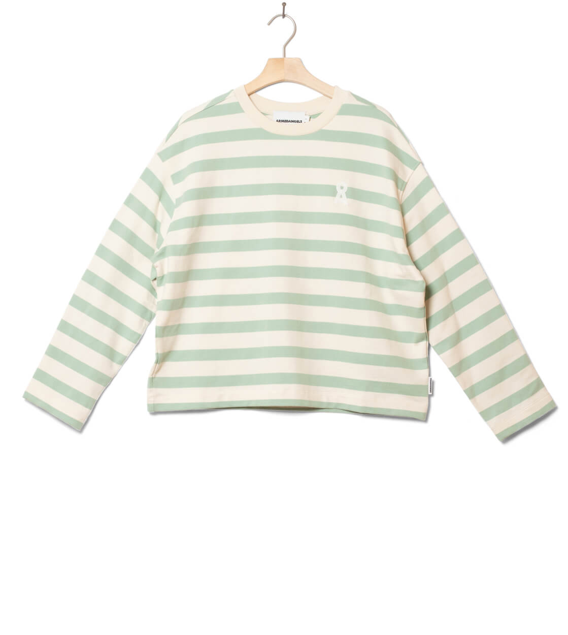 Armedangels W Sweater Iconic A Frankaa beige undyed foam
