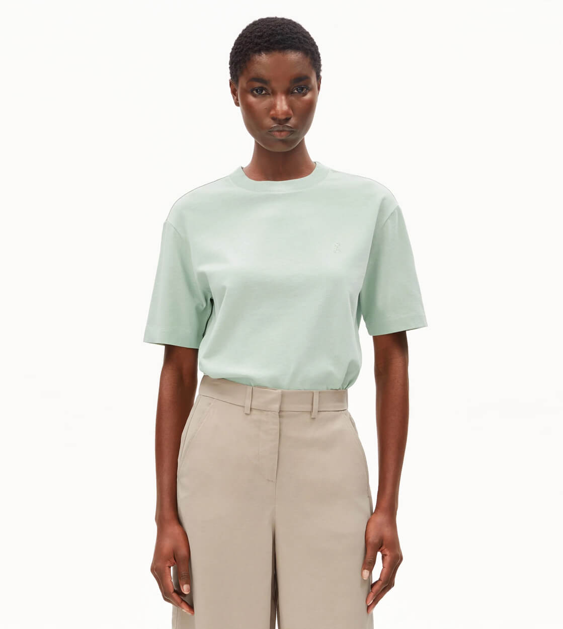 Armedangels W T-Shirt Tarjaa green foam