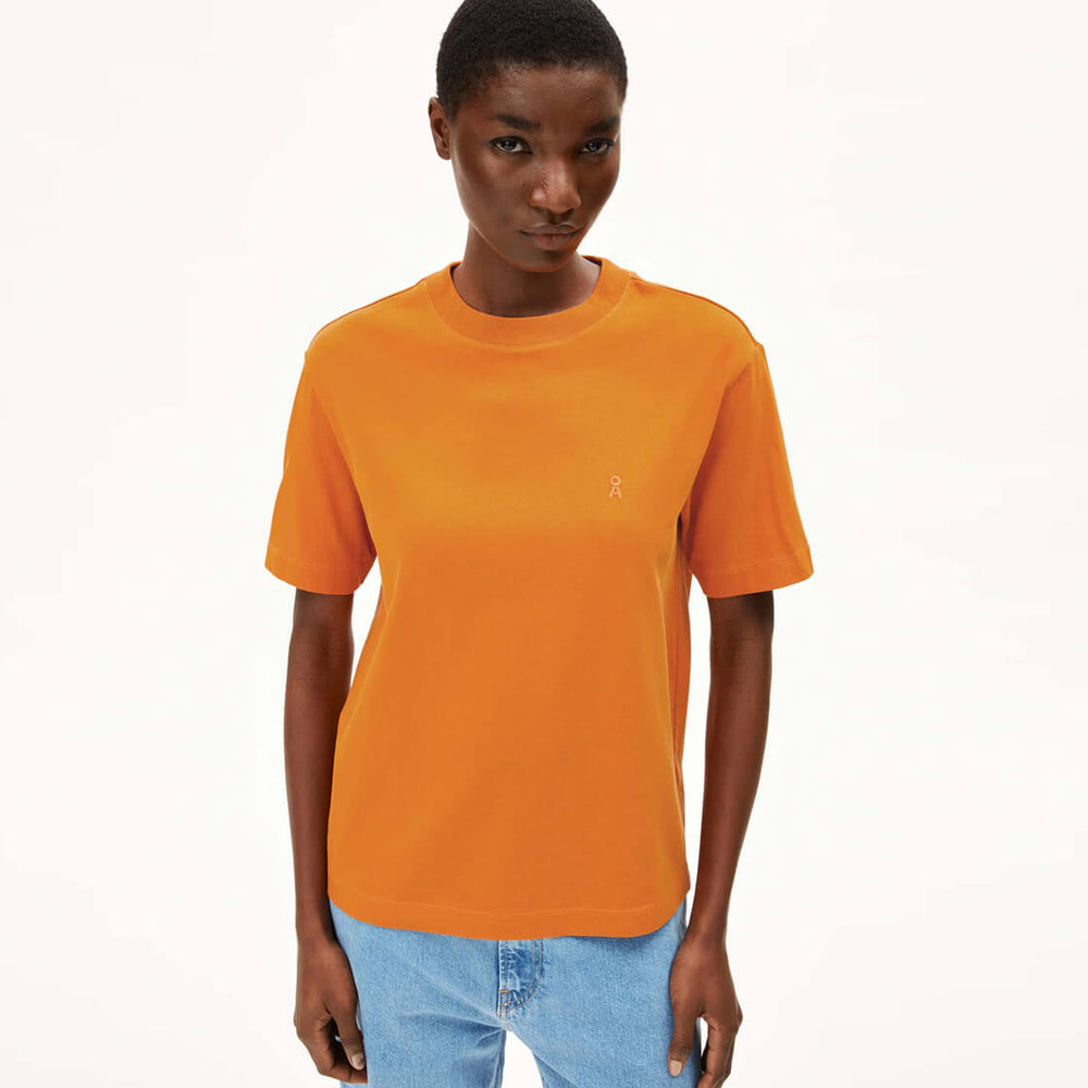 Armedangels W T-Shirt Tarjaa orange amberglow
