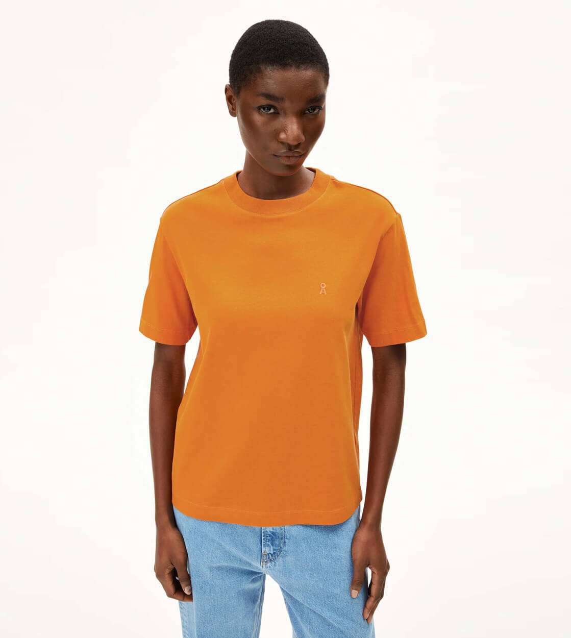 Armedangels W T-Shirt Tarjaa orange amberglow