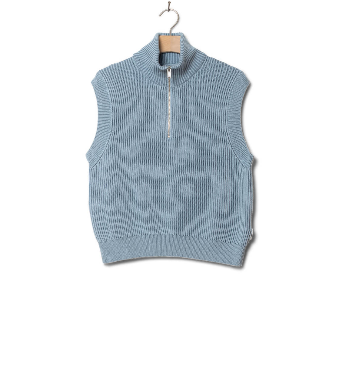 Armedangels W Vest Vanise blue glow dark