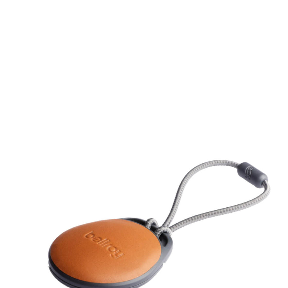 Bellroy AirTag Case Leather brown terracotta