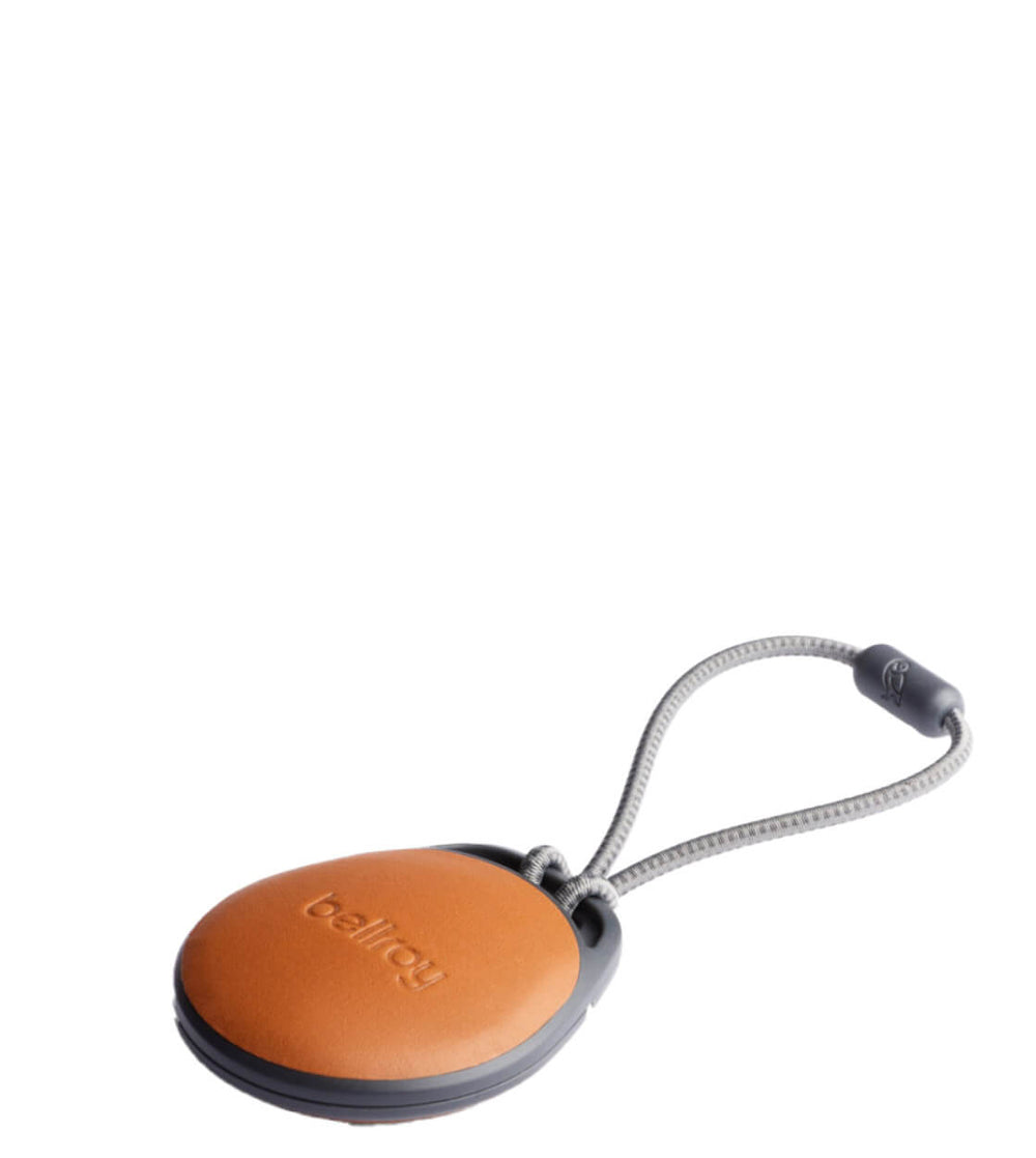 Bellroy AirTag Case Leather brown terracotta