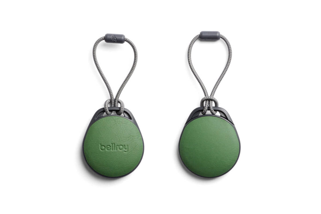 Bellroy AirTag Case Leather green ever