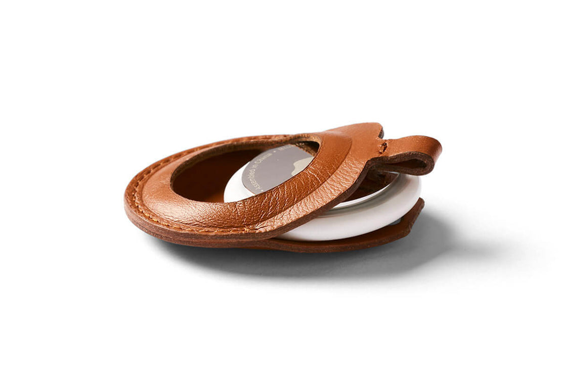 Bellroy AirTag Sleeve Leather brown terracotta