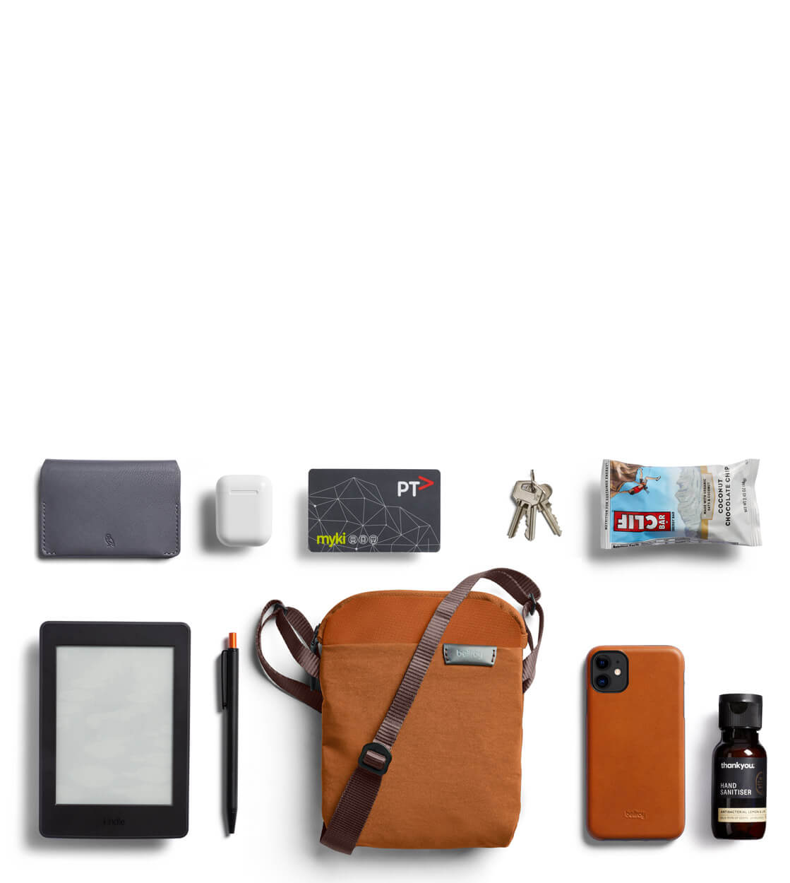 Bellroy Bag City Pouch brown bronze