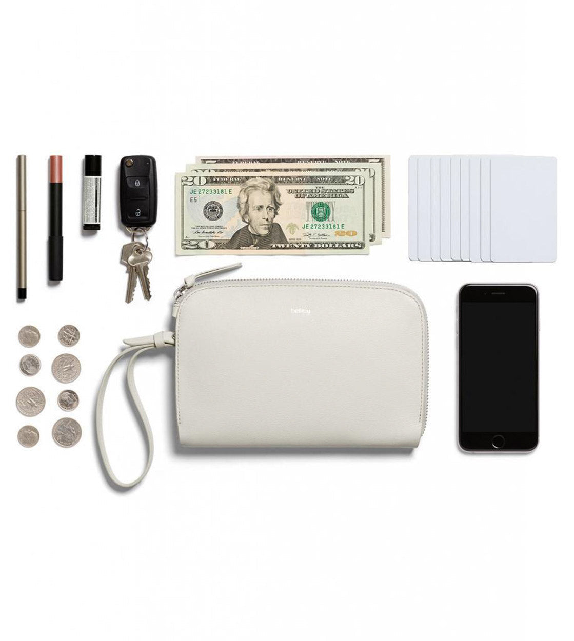 Bellroy Clutch grey alabaster