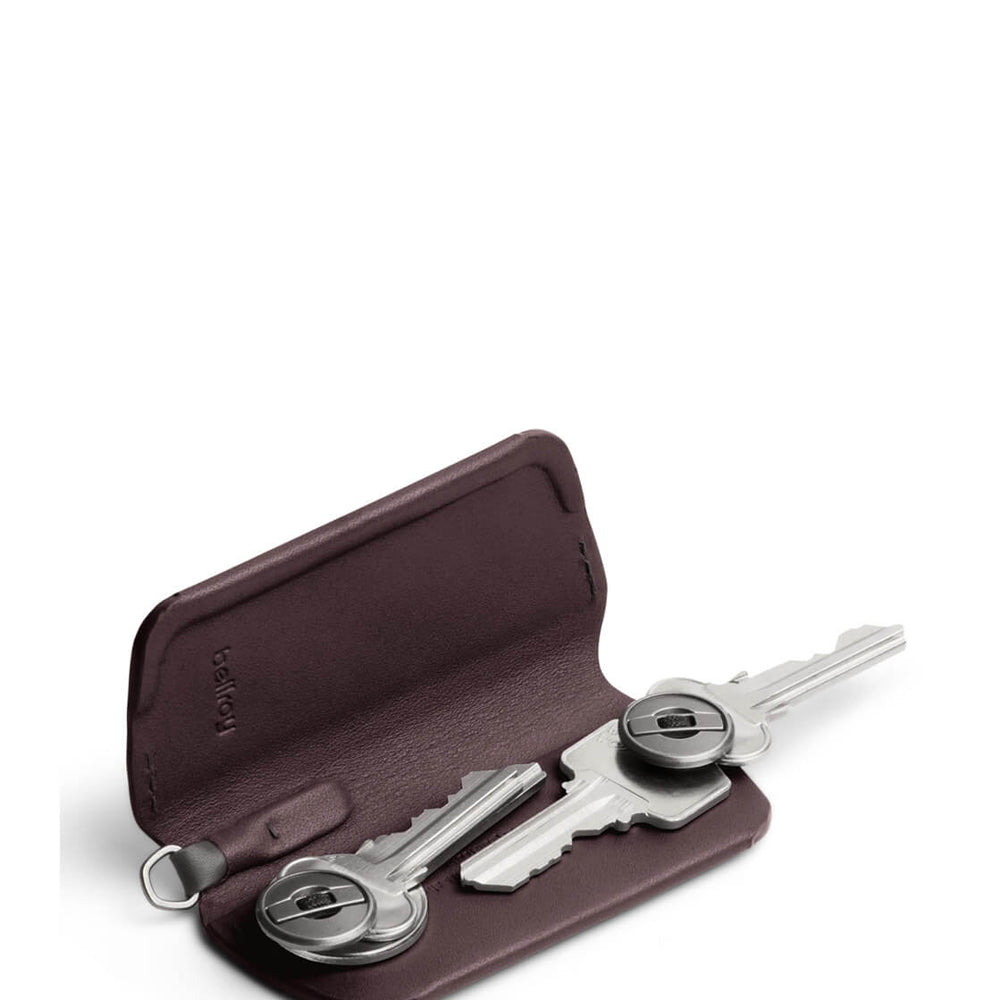 Bellroy Key Cover Plus III red deep plum