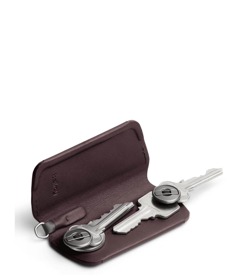 Bellroy Key Cover Plus III red deep plum