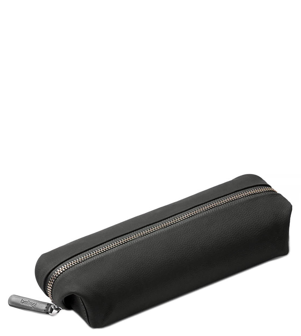 Bellroy Pencil Case Plus Leather grey charcoal