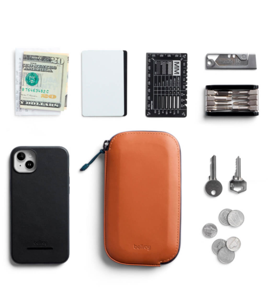 Bellroy Phone Pocket All-Conditions brown bronze