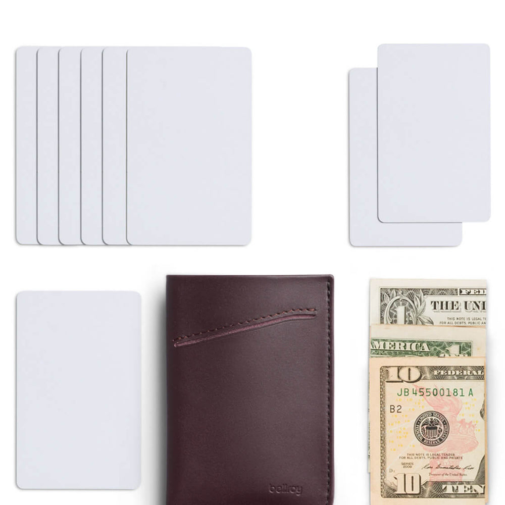 Bellroy Wallet Card Sleeve II red deep plum