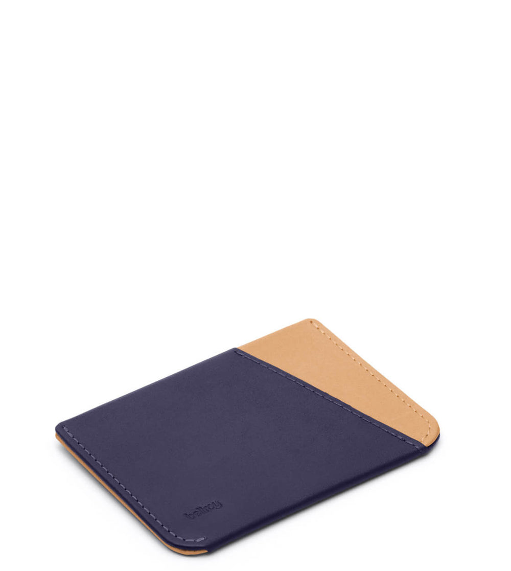 Bellroy Wallet Micro Sleeve blue navy tan