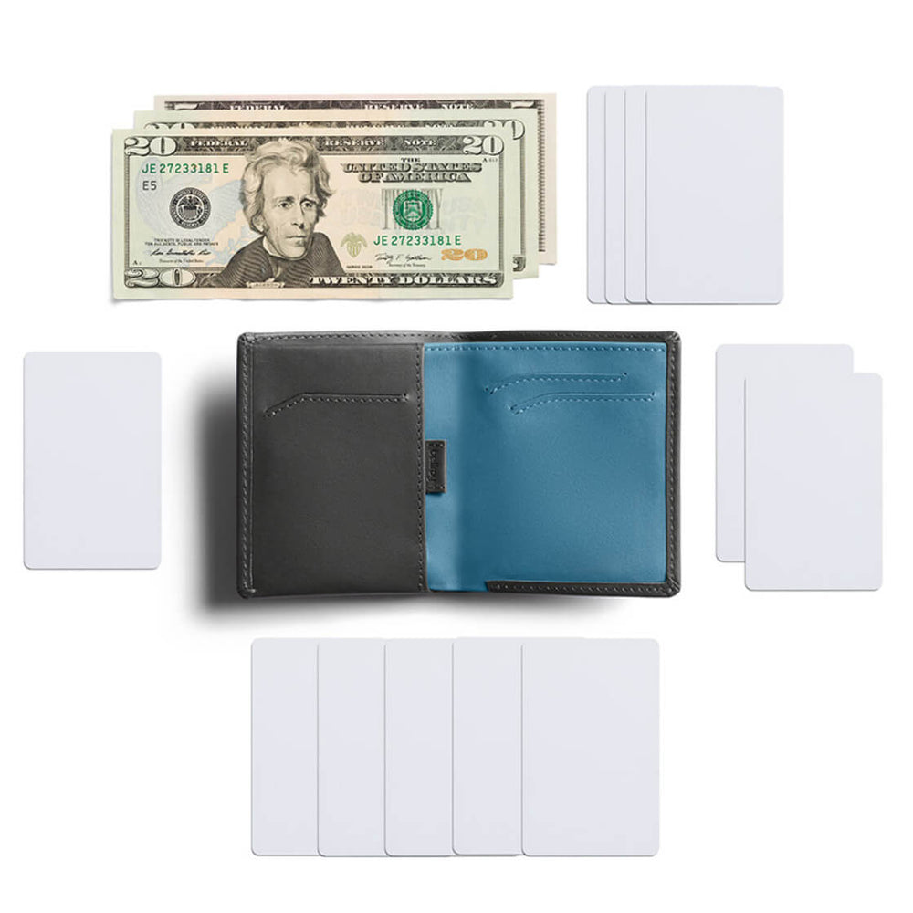 Bellroy Wallet Note Sleeve II RFID grey charcoal