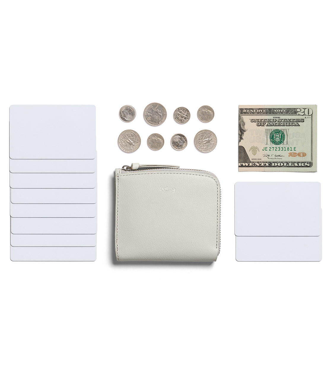 Bellroy Wallet Pocket Mini grey alabaster