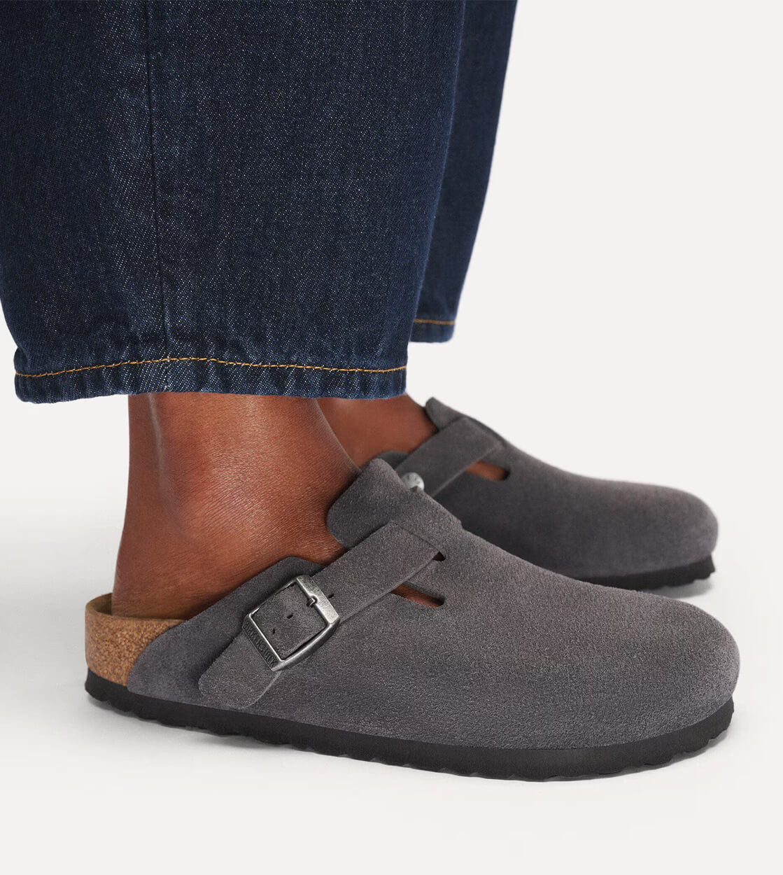 Birkenstock Boston Leve grey charcoal
