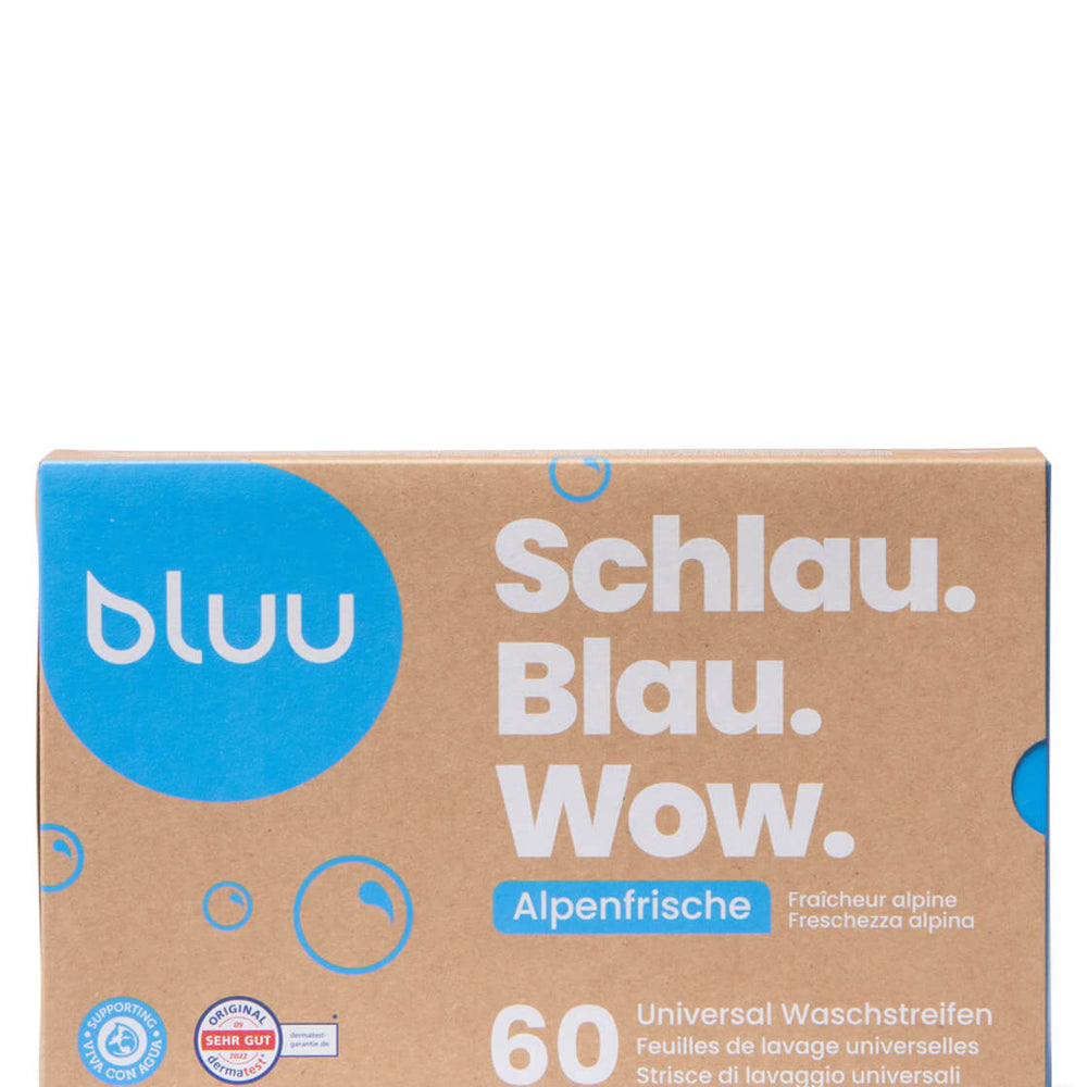 Bluu Waschstreifen Alpenfrische 