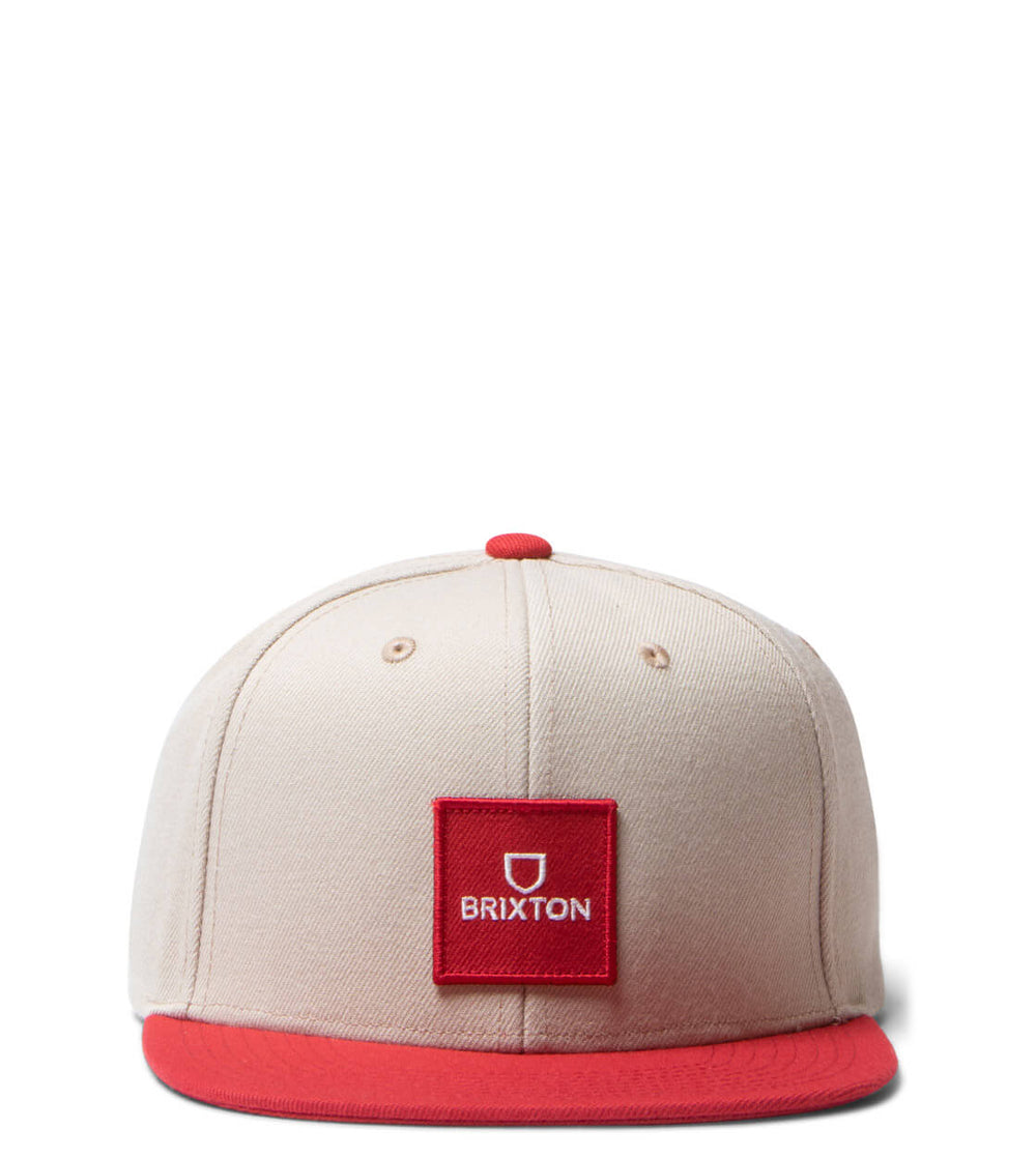 Brixton Snap Cap Alpha Square beige phoenix/orange