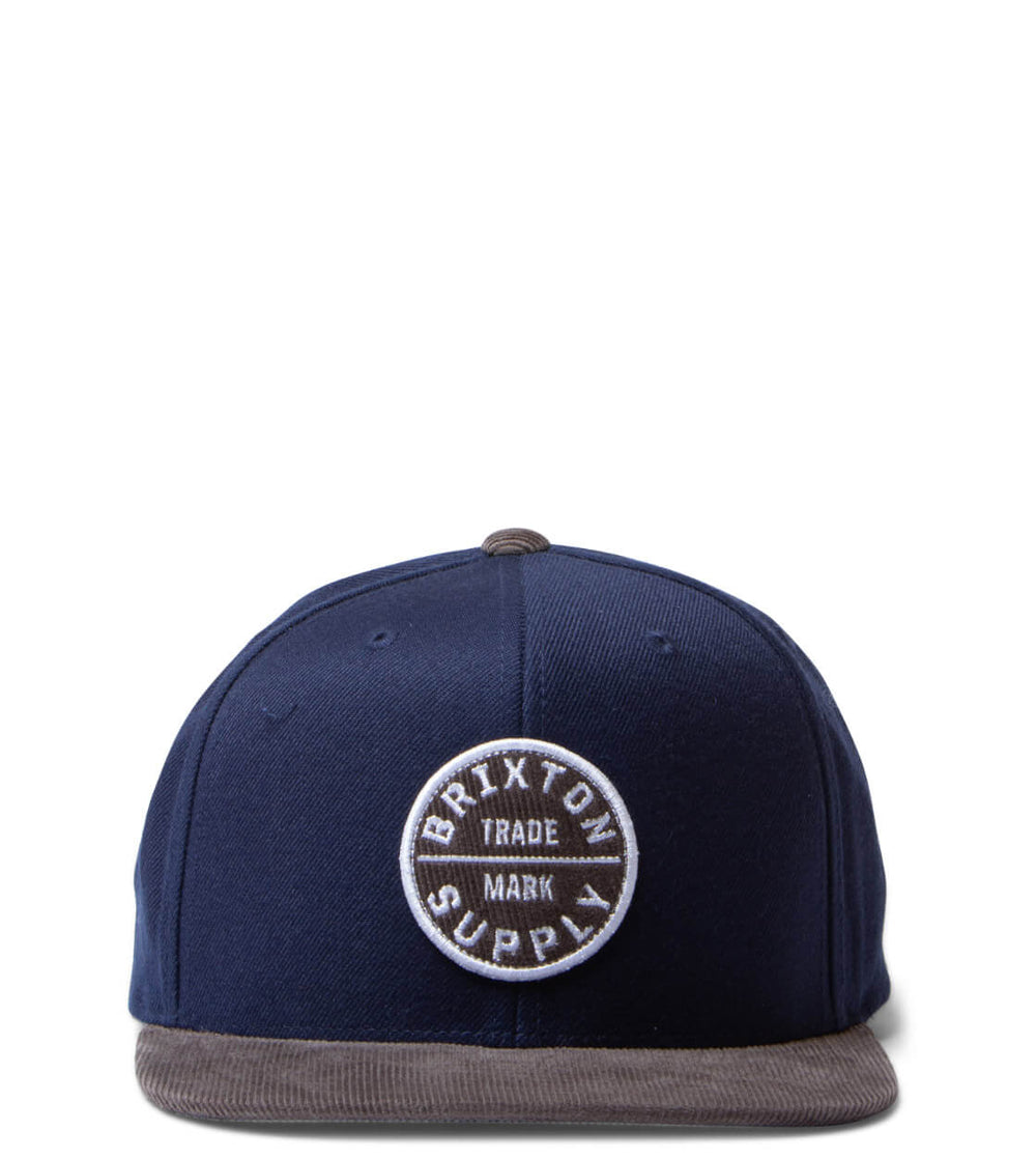 Brixton Snap Cap Oath III blue navy/dark brown