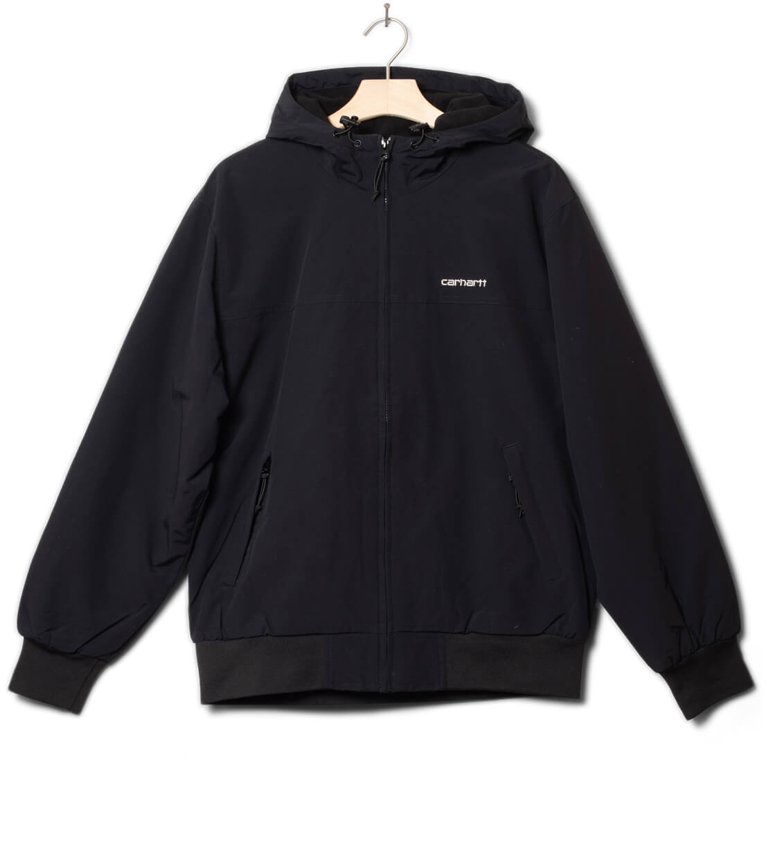 Carhartt WIP Jacket Sail Hooded black white