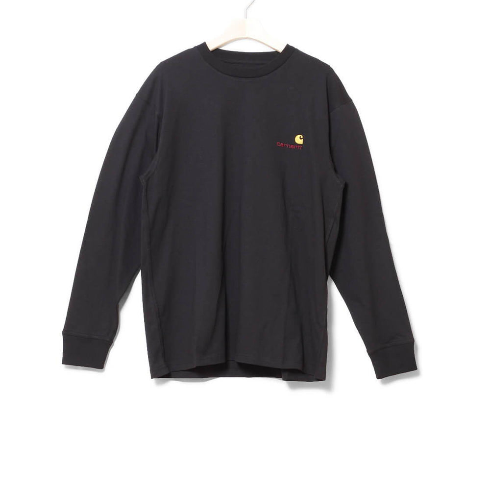 Carhartt WIP Longsleeve American Script black