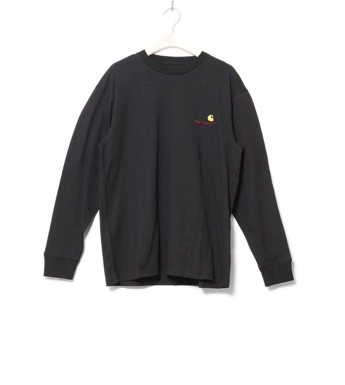 Carhartt WIP Longsleeve American Script black