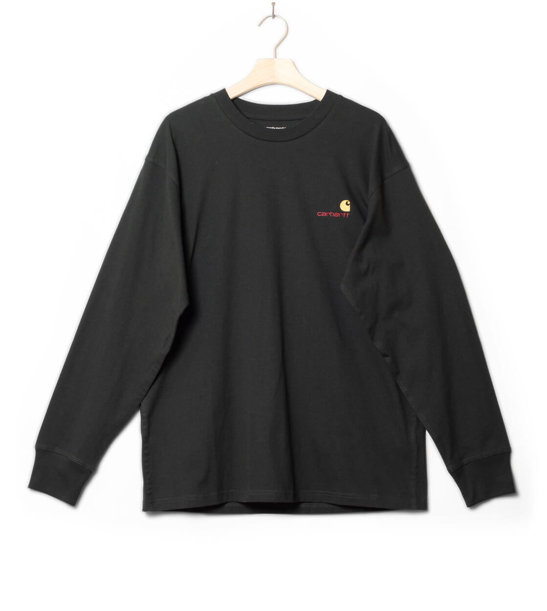 Carhartt WIP Longsleeve American Script green raven