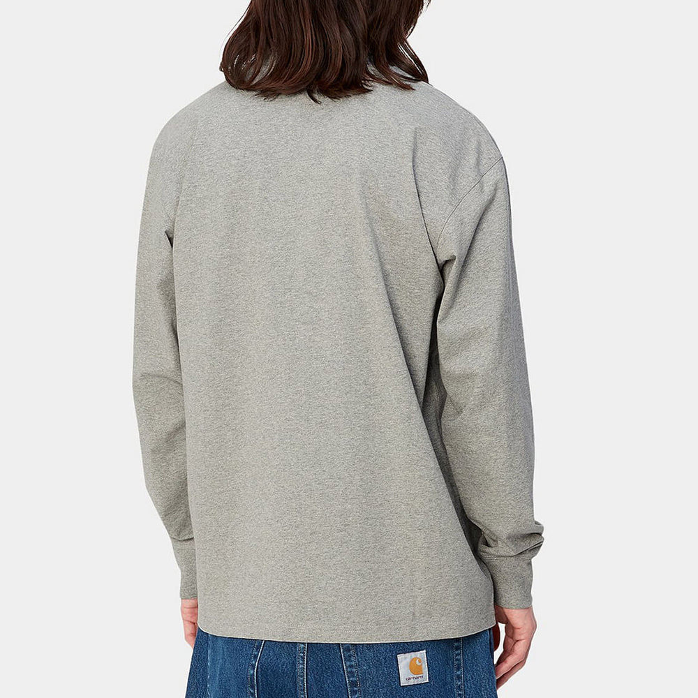 
                      
                        Carhartt WIP Longsleeve American Script grey ash heather
                      
                    