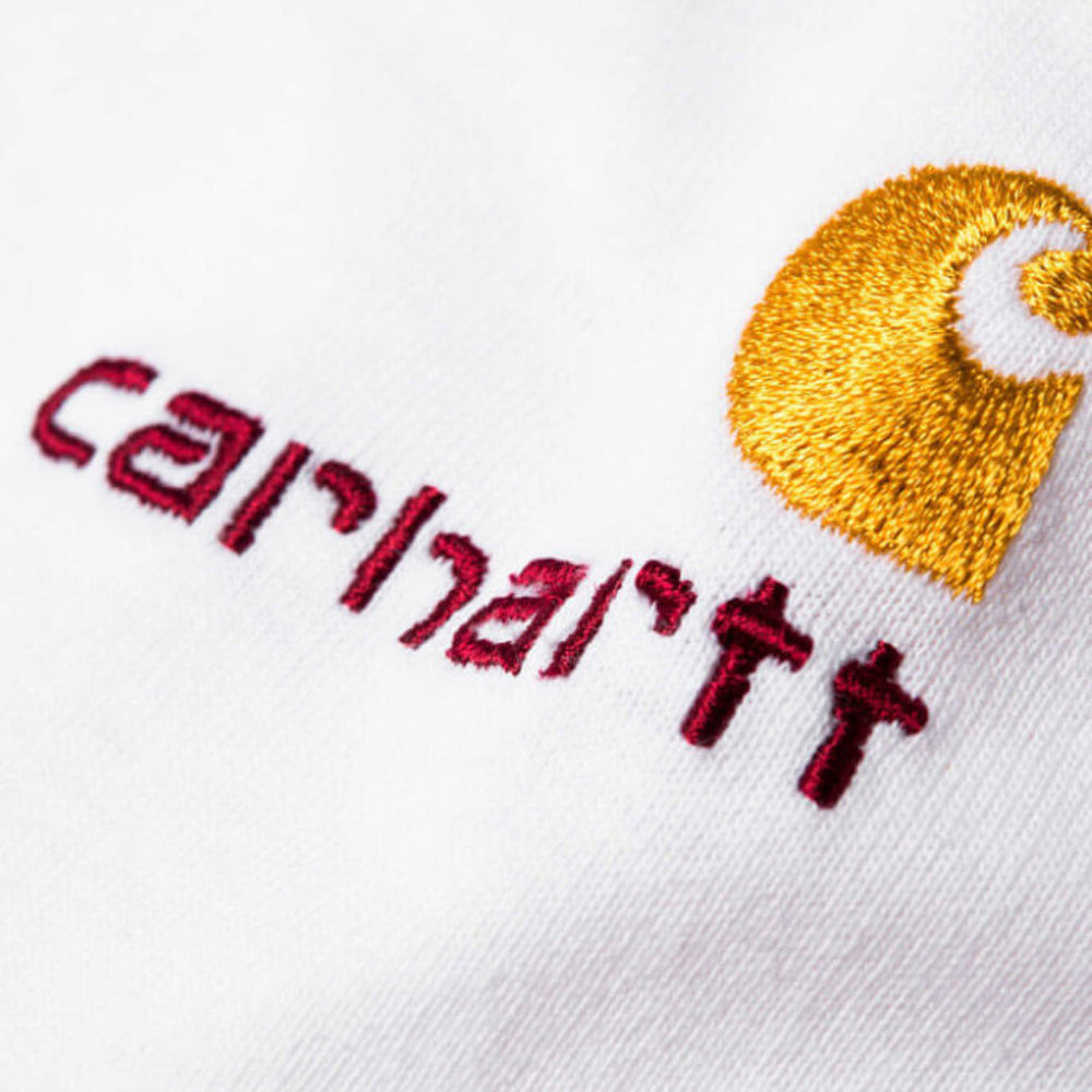 Carhartt WIP Longsleeve American Script white