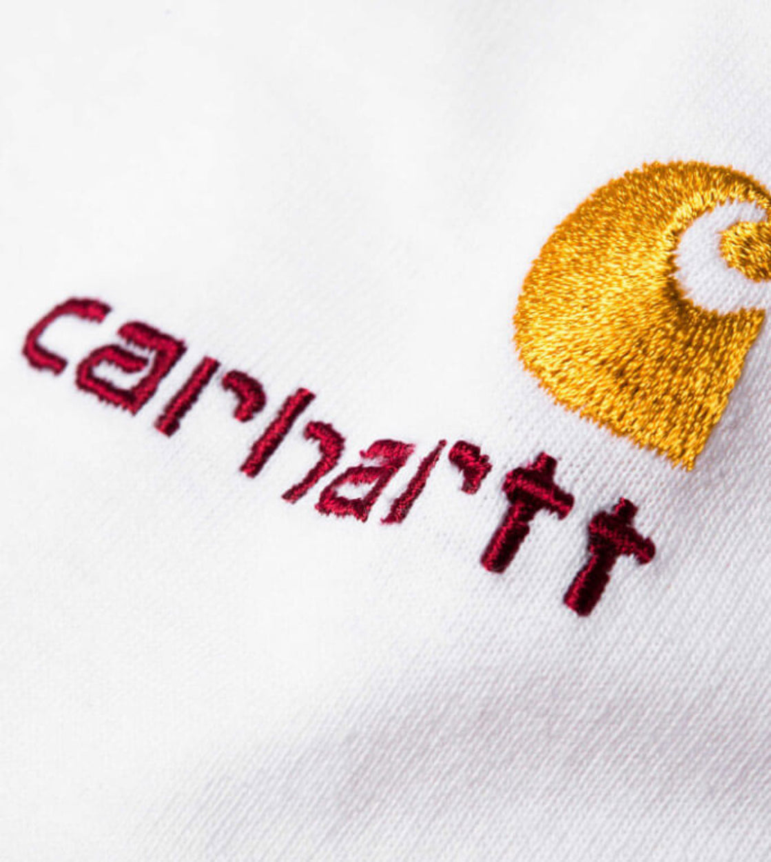 Carhartt WIP Longsleeve American Script white