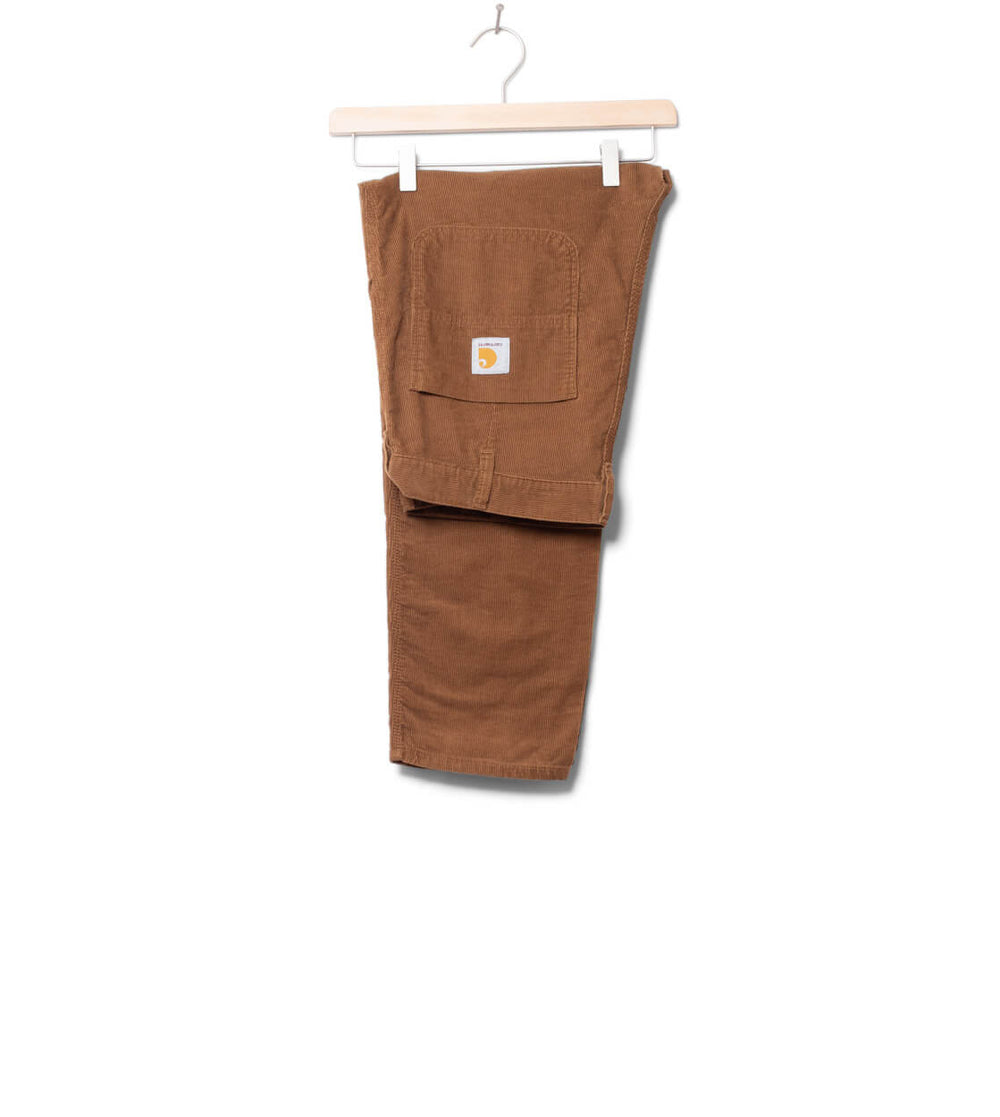 Carhartt WIP Pants Abbott brown rinsed