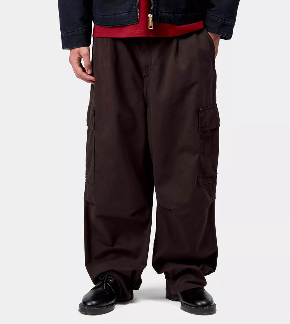 Carhartt WIP Pants Cole Cargo Moraga Twill brown palisander garment dyed