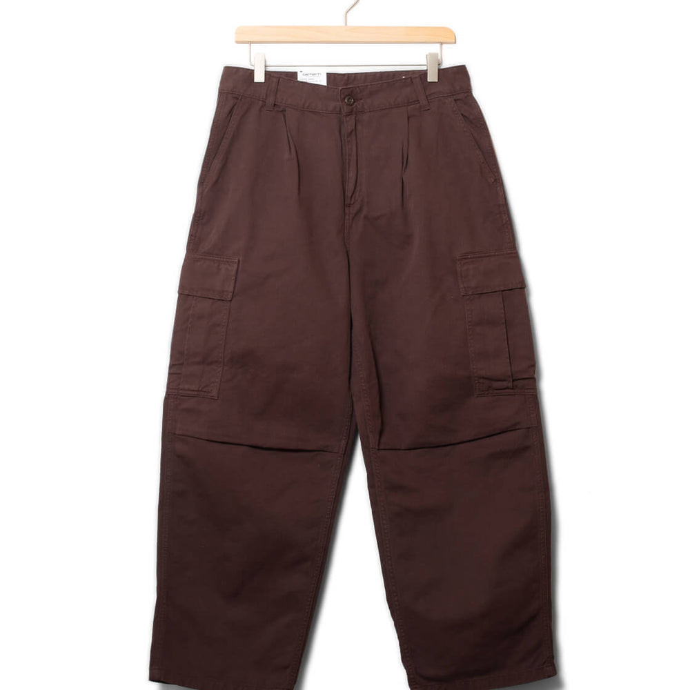 Carhartt WIP Pants Cole Cargo Moraga Twill brown palisander garment dyed